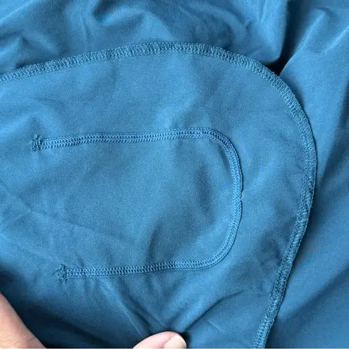 Girlfriend Collective Turquoise Elastic Waist Shorts Size 3XL