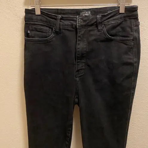 Judy Blue  Black High Rise  Essential Tummy Control Skinny Fit Jeans Size 31