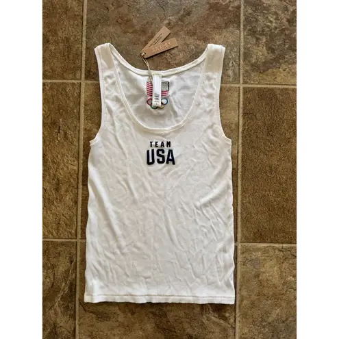 SKIMS Soft Lounge Tank Team USA White Size Large