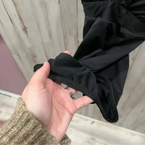 A pea in the pod Criss Cross One Piece Maternity Swimsuit in Black