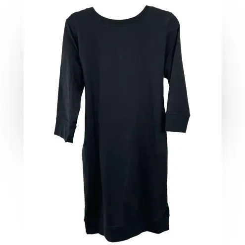 Universal Standard NEW Misa Sweatshirt Dress Black Size MEDIUM 6/8