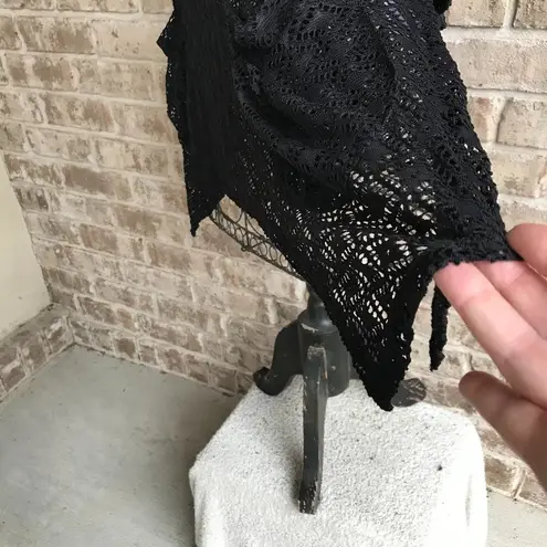 Paula Deen Swimsuit Cover Up Black Oversized XS