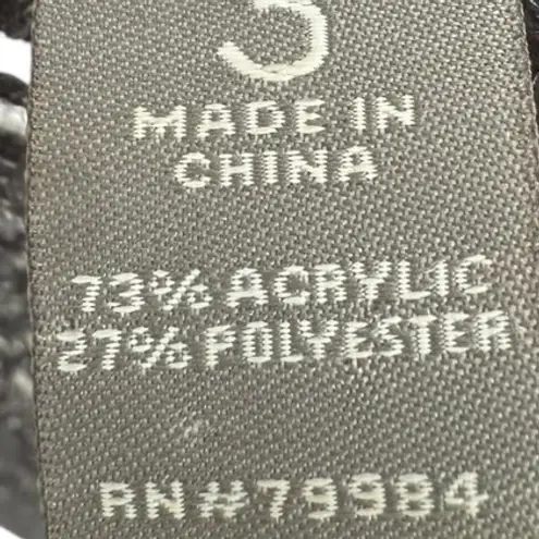 Chico's  Travelers Collection Open Front Knit‎ Cardigan Sweater Gray Size XL