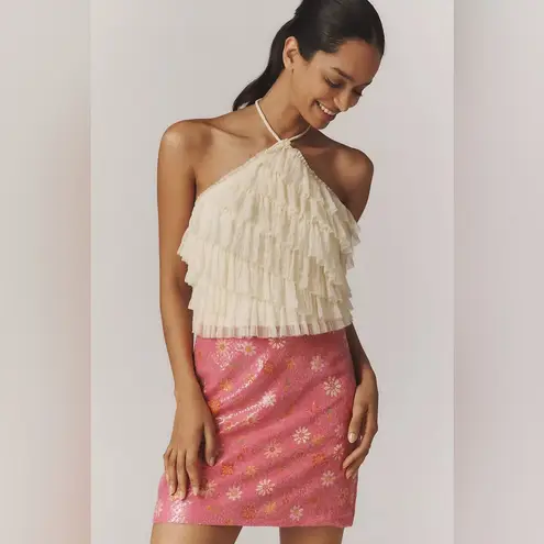 Farm Rio Sequin Mini Skirt