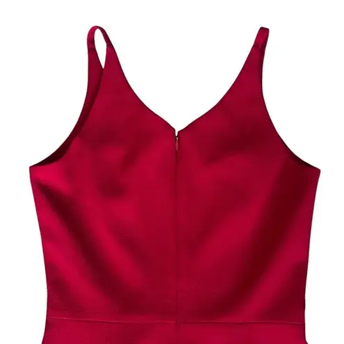 Dress the Population Women’s Iris Garnet Red SHORTENED Bodycon Mini Dress Sz XS