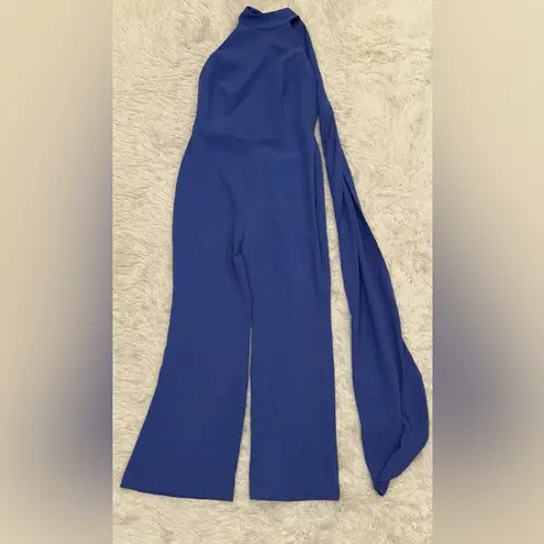 NWOT Nadine Merabi Lorrie Purple Wide Leg Jumpsuit size S 8