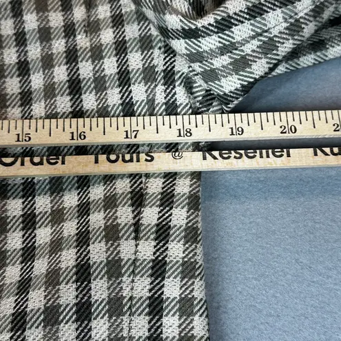 Vintage JH Collectibles Blazer Womens 6 Green Tan Checkered Business Suit Jacket