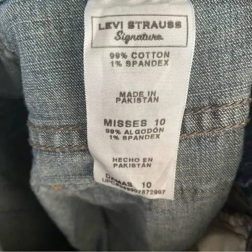 Denizen from Levi's Vintage Levi Strauss Signature Women's Blue Denim Bermuda Shorts Size 10