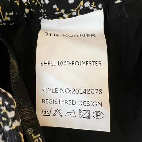 The Korner Ditsy Floral Elastic Waist Pant Size 4 New