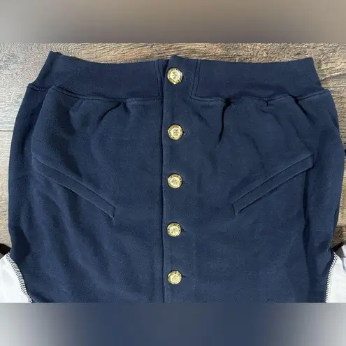 St. John Sport Sweater Jacket Blue Size L