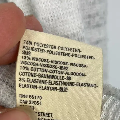 Maeve by Anthropologie Gray Super Soft Risa Hacci Tunic Cowl Neck Sweater