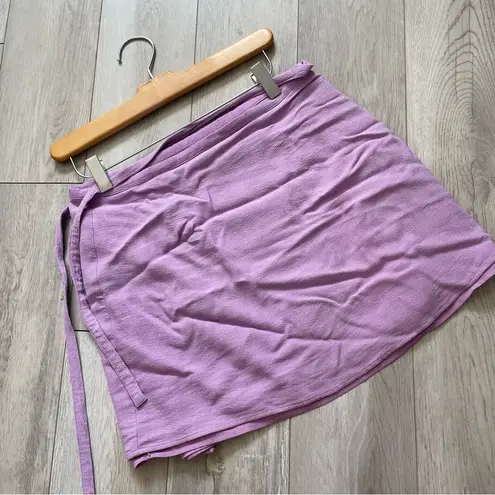 Sunday Best Skirt wrap mini dawson womens Purple (medium) minimalist party lilac