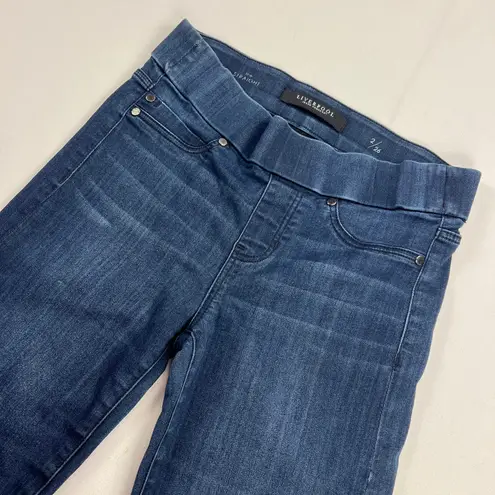 Liverpool Jeans Company The Straight Pull On Dark Wash Stretch Jeans Size 2/26