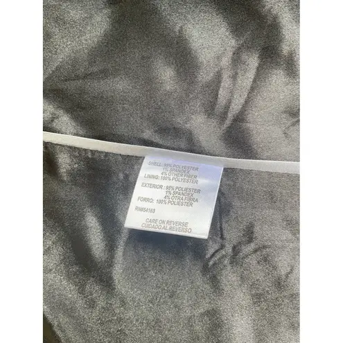 Andrew Marc Women's Green Asymmetrical Zip Front Wool Blend Coat Jacket L