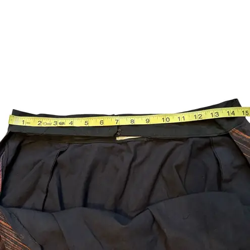 Vintage 1950’s/1960’s Matador Hand Painted Sequined Mexican Cotton Circle Skirt Black Size M