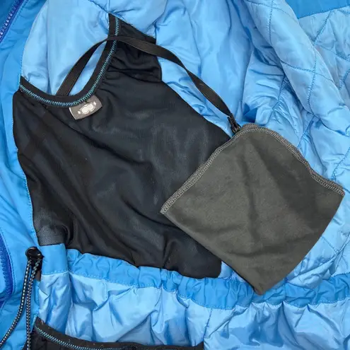 L.L. Bean Rugged Ridge Parka Blue Jay/Crisp Lapis Size Large Waterproof Ski EUC