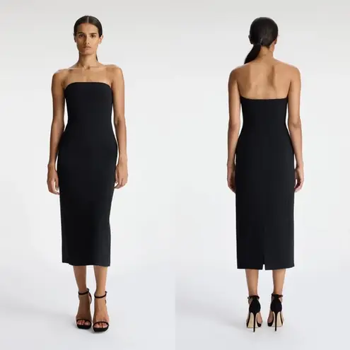 A.L.C. NEW NWT  Elizabeth Strapless Midi Dress In Black