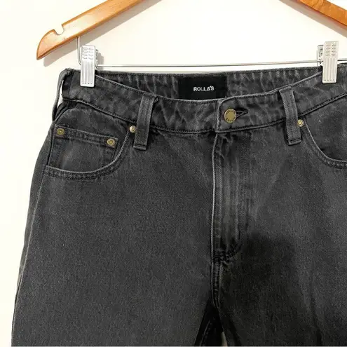 Rolla's • classic straight jeans in vintage black sz 26 Gray