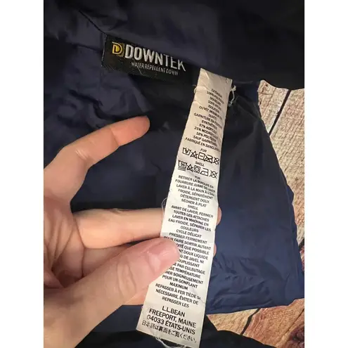 LL Bean Womens Ultrawarm Jacket Coat 2X 650 DOWN Puffer Hood Faux Fur Trim Blue