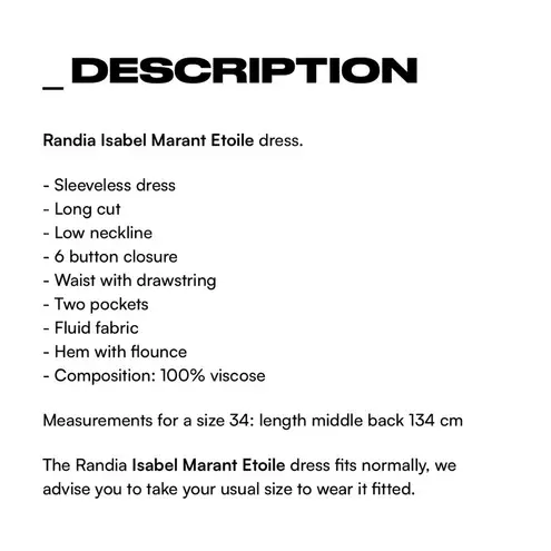 Isabel Marant Women’s Etoile Robe Randia Faded Night Dress Size 4