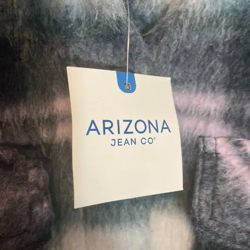 Arizona Jeans NWT Arizona Jean Co Plaid Shacket Midweight Flannel Wool Button Shirt Jacket