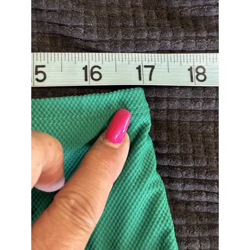 Time & Tru Green Bikini Molded Cup (XL) Full Bottom (1X) Adj Straps Buttons