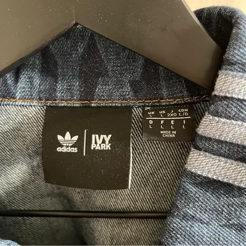 Adidas  x Ivy Park Monogram Denim Jacket