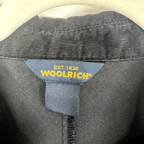 Woolrich Corduroy Ribbed Pearl Snap Scallop Trim Rodeo Button Down Shirt Sz M