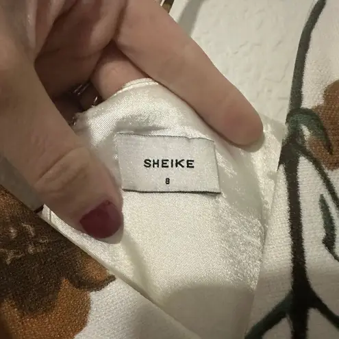 SHEIKE FINE VINES JUMPSUIT SIZE 8 White