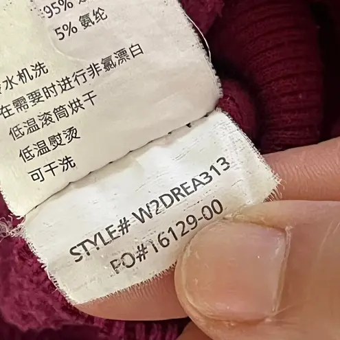 prAna Women's Drea Pink Zip Hoodie Jacket Fleece Stretch Moisture Wicking Small