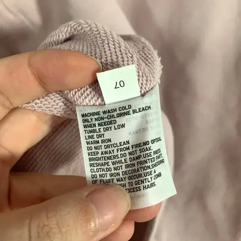 Mofusand Uniqlo Collab Printed Embroidered Sweatshirt in Pink XS