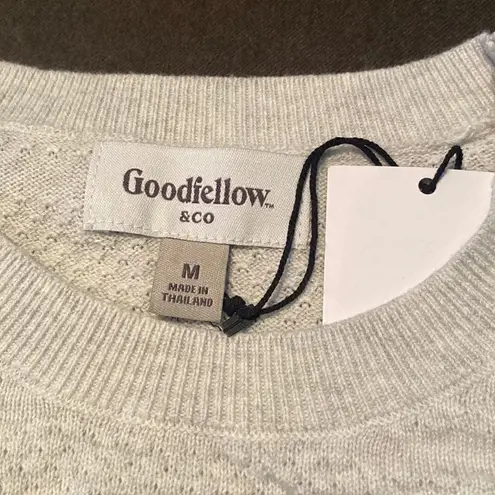 Goodfellow & Co Women’s Long Sleeve Sweater Round Neck Textured Size M NWT