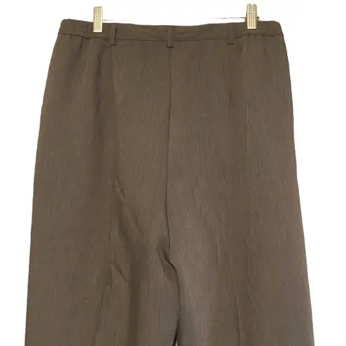 VINTAGE Dark Gray Pleated Women's Slacks With Black Belt Size 16, 33”