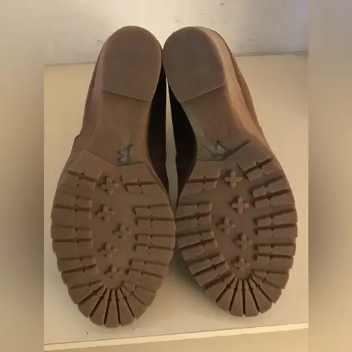 Michael Kors  women chestnut brown platform wedge boots US 7.5