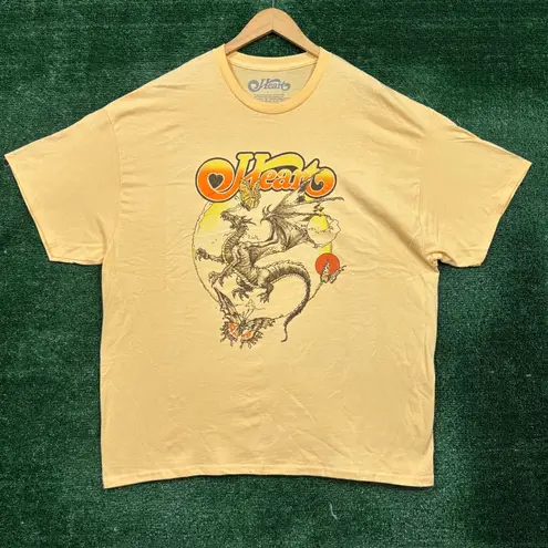 Heart Dog and Butterfly Album Rock Band T-shirt Size 2XL