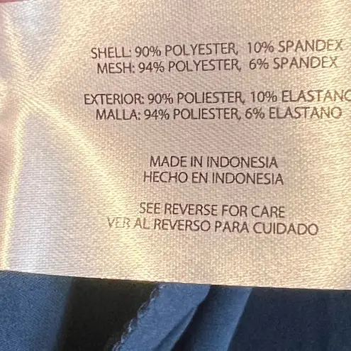 Orvis Womens Embossed Skort Blue Size XL Golf Athletic Pull On Stretch Shorts