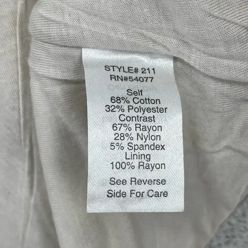 CAbi  Jacket Gray Neutral Modern Style Office Fit Shoulder Pads Corpcore Size M