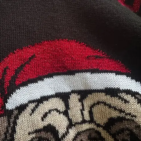 Well Worn Bah Humpug Holiday Ugly Christmas Sweater Dog Pug Tacky Party