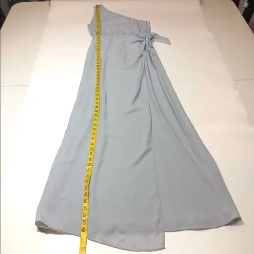 WAYF One-Shoulder Wrap Front Evening maxi Dress Small.