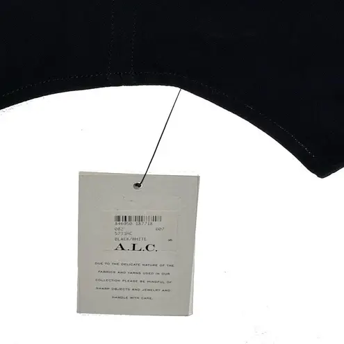 ALC Frank new A.L.C. ALC ♥︎ Cutaway Hem Contrast V Neck Tank Top ♥︎ Black White ♥︎ Size 8