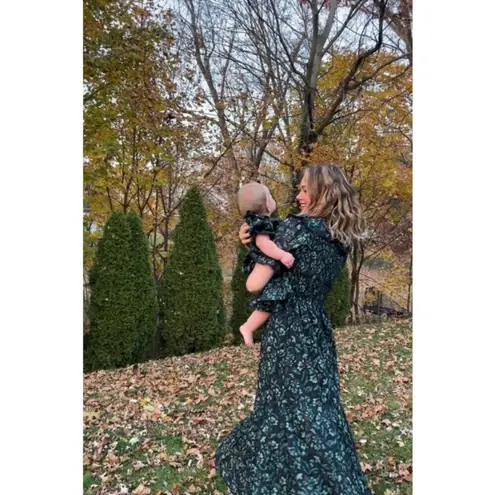 💕IVY CITY CO💕 Gracie Dress ~ Holly Print XXS NWT Green