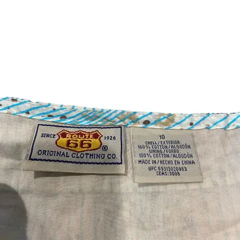 Route 66 Babydoll Dress Blue Size 10 Y2K
