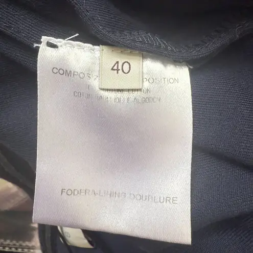 Stella McCartney Strapless Pleated Mini Dress Women's 40 US 6 Navy Minimalist