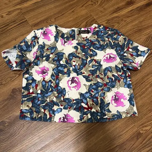 Blush  Floral Crop Top Size XS