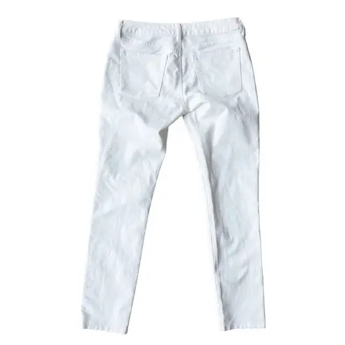 DL1961 Florence Instasculpt white cropped ankle skinny jeans pants