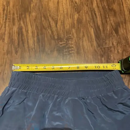 Lavender Brown Shorts Denim Blue