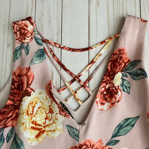 Envy Blush Pink Carnation A-Line Dress Sz M