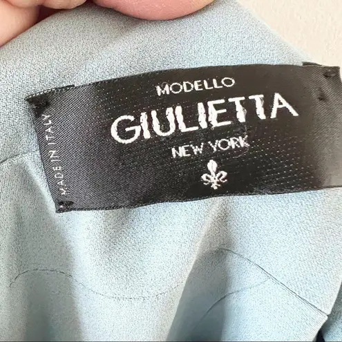 Duck Egg Blue And Wheat Yellow Strapless Palazzo Pants Jumpsuit