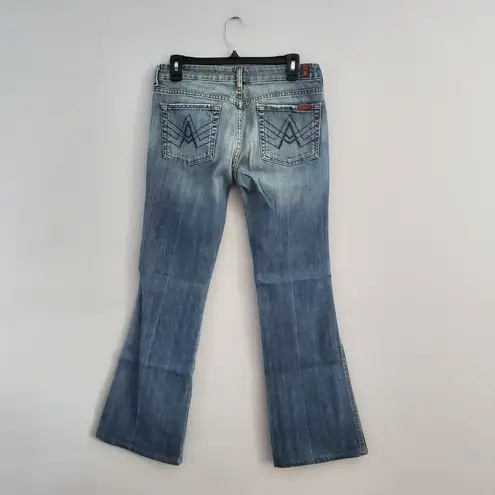 7 For All Mankind  Blue "A" Pocket Jeans 27