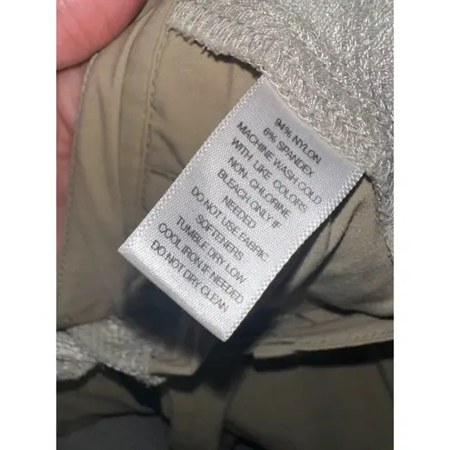 Eastern Mountain Sports Womens Cargo Pants Size 12R Tan Hiking Outdoor